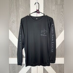 295. Cabo San Lucas Crew Long Sleeve Shirt size small “CH” in Spanish